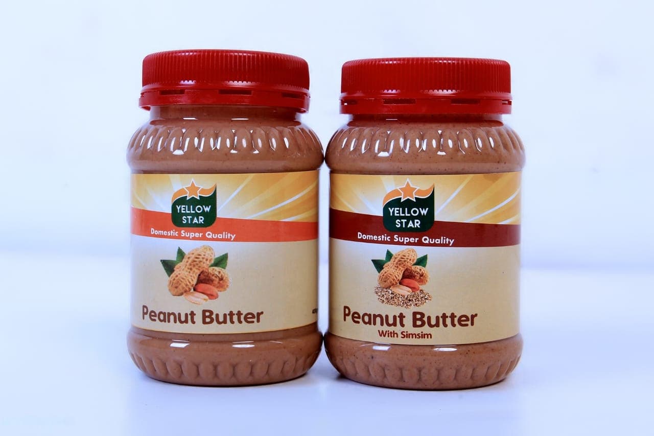 Yellow Start Peanut Butter with Simsim