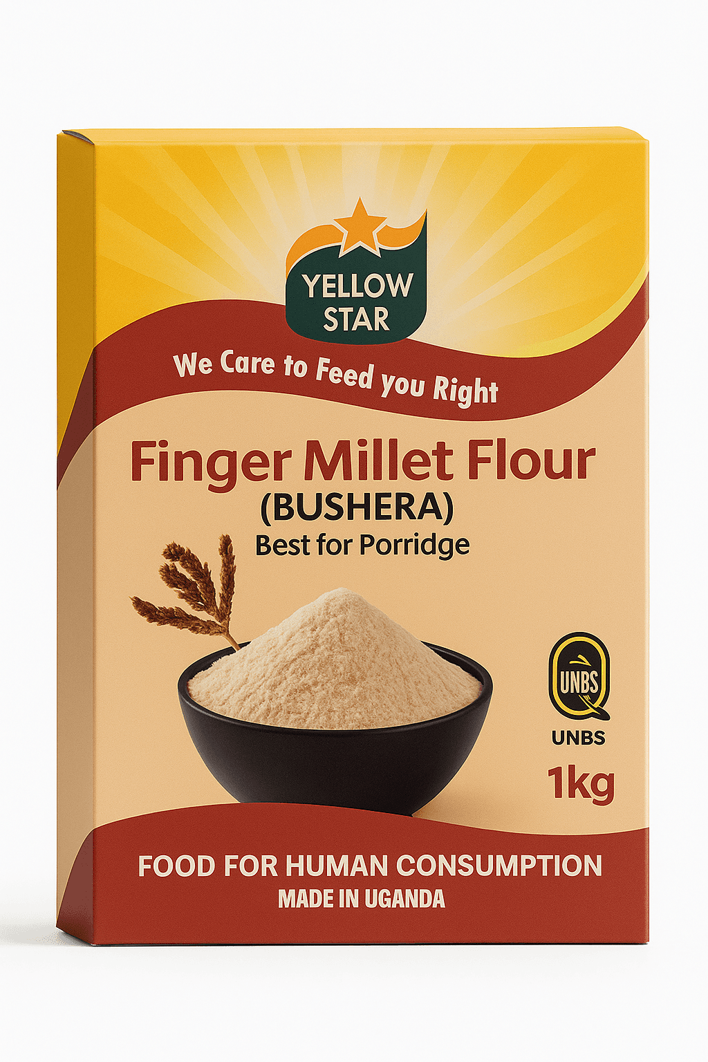 Yellow star Finger millet flour