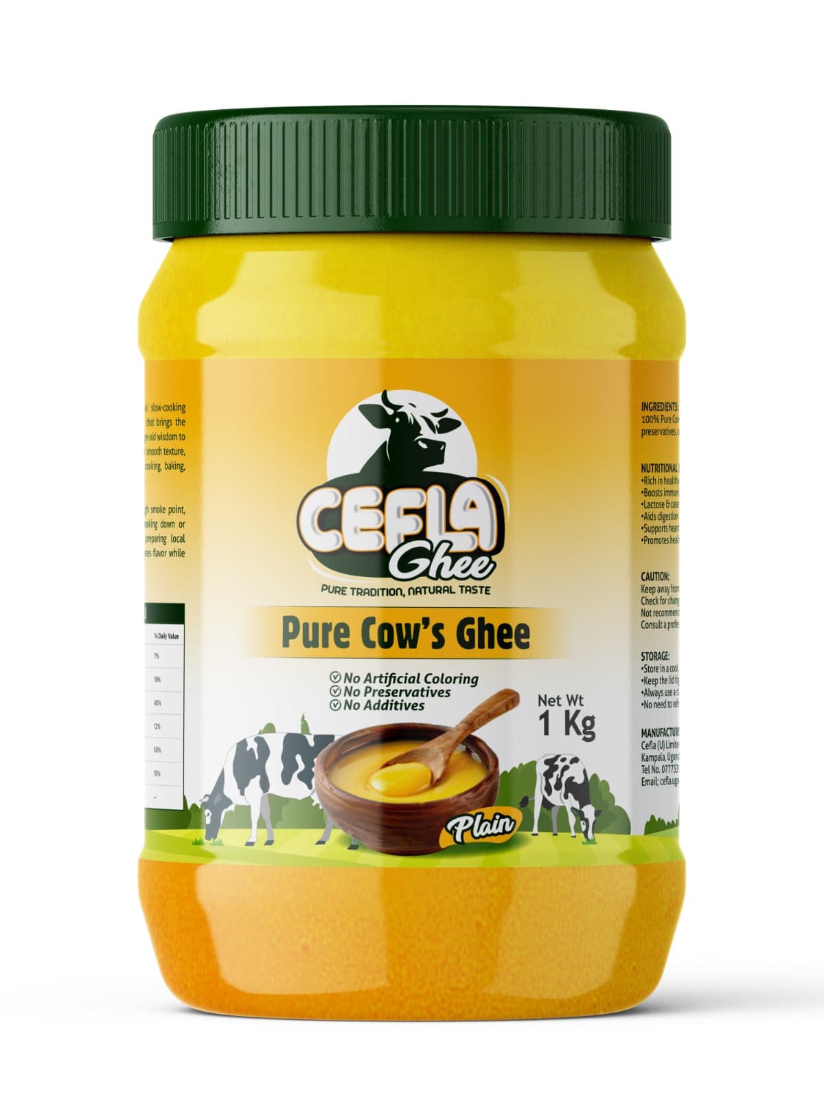 CEFLA Pure Cow's Ghee 1kg
