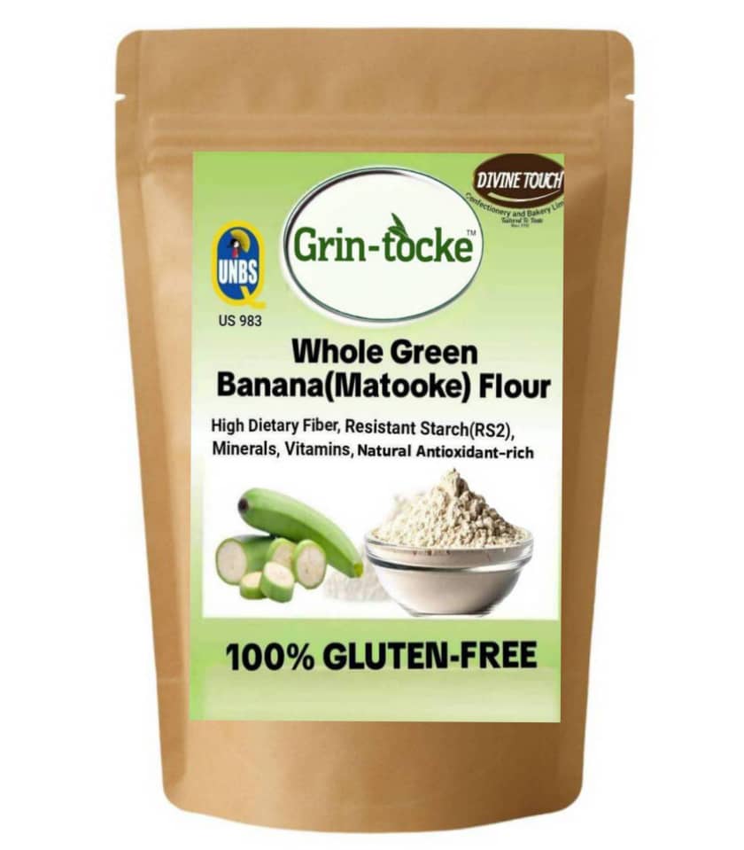 Grin-tocke Whole Green Banana (Matooke) Flour